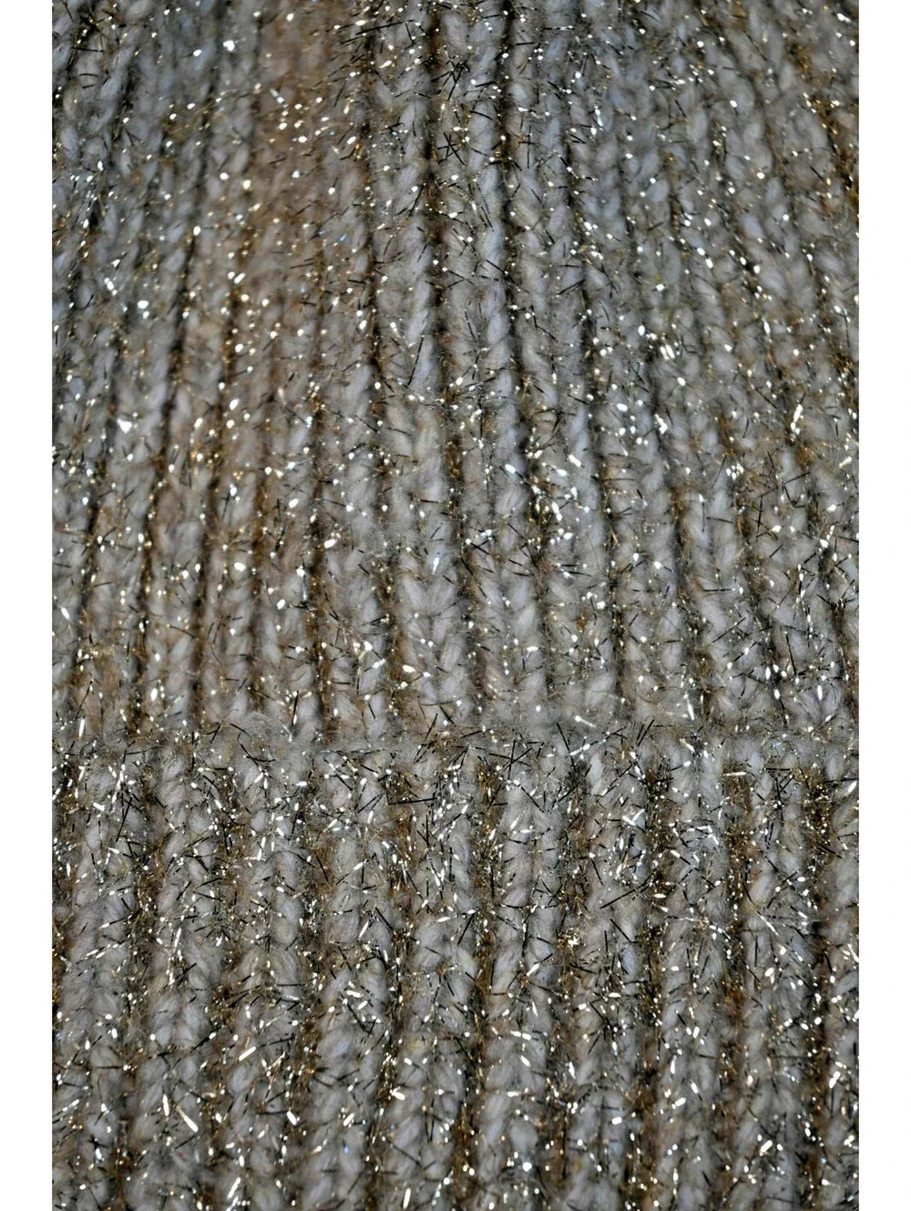 ODLD NAVY Metallic knit Beanie Hst One Size